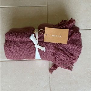 West Elm throw blanket